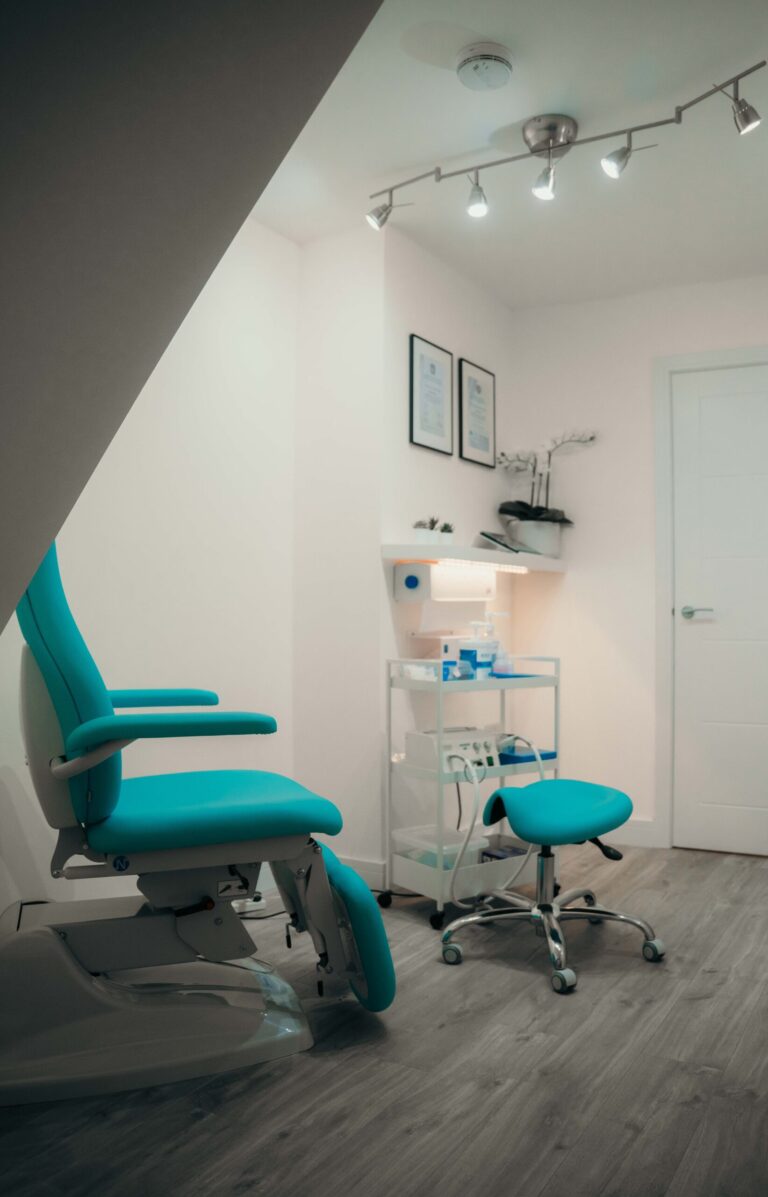 Simply Feet clinic sub back room chair