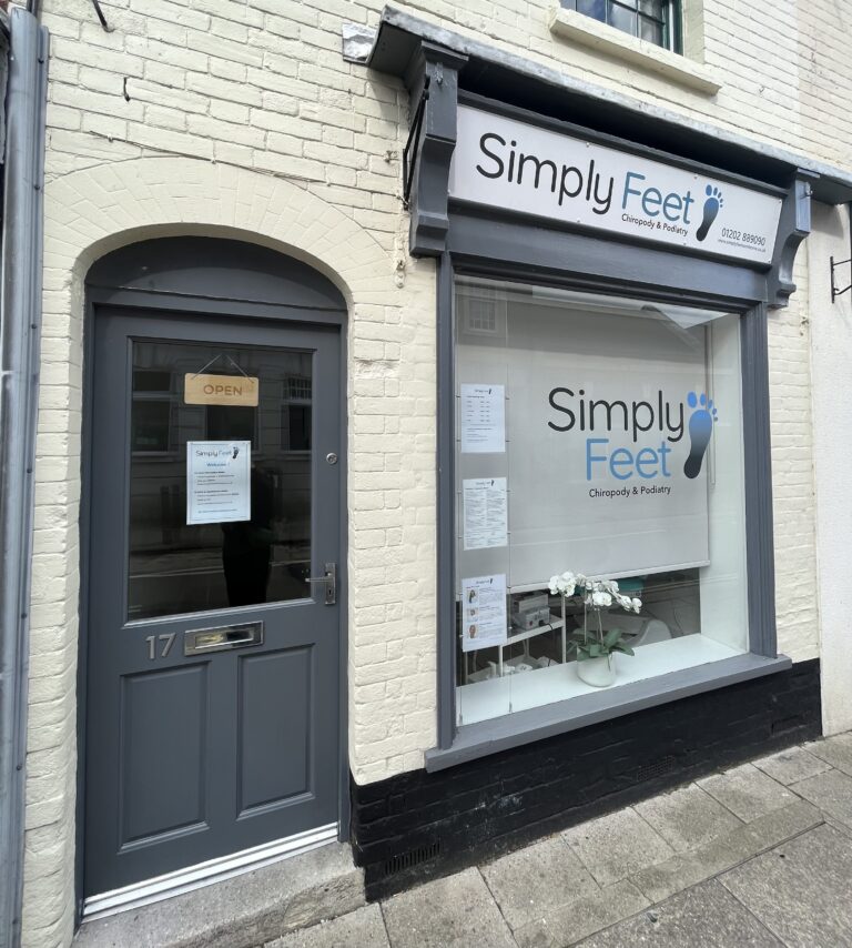 Simply Feet shop in Wimborne